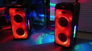 🔥КРУЧЕ ЧЕМ JBL Partybox🔥СТЕРЕОСИСТЕМА мощнейшая в Дереве 👍 Басы Громкость 😎 Идеальный Микрофон 😁