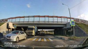 Driving in Moscow agglomeration: поселок Фабрики им. 1-го Мая - Щербинка - Вертково 30/09/2023 (4x)