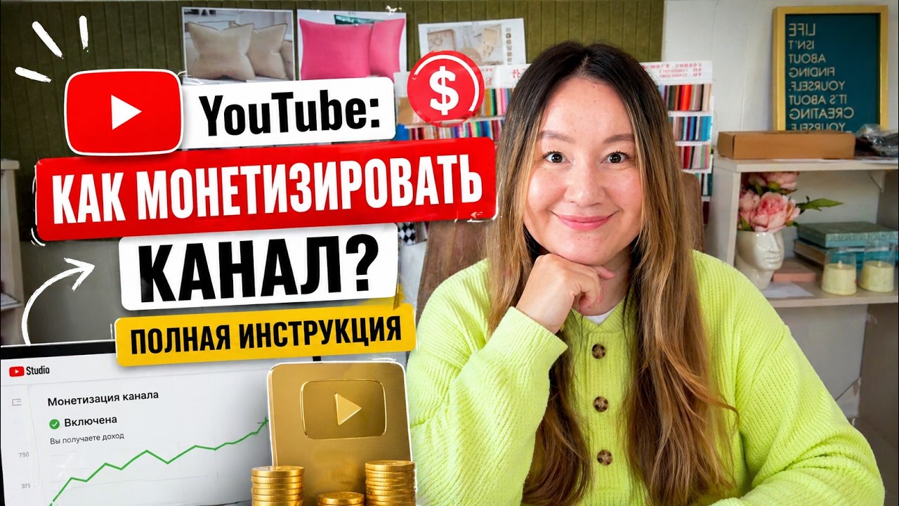 МОНЕТИЗАЦИЯ YouTube 2026: как подключить и начать зарабатывать? Полная инструкция смотреть онлайн