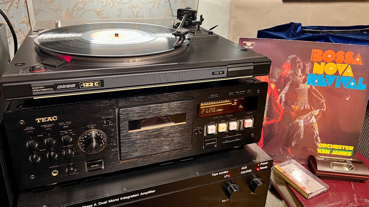 ЭПУ Вега -122 Стерео и Teac V-8030S! Пишем оркестр Ken James “LP” смотреть онлайн