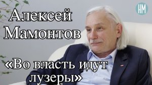 Алексей Мамонтов: «Во власть идут лузеры»
