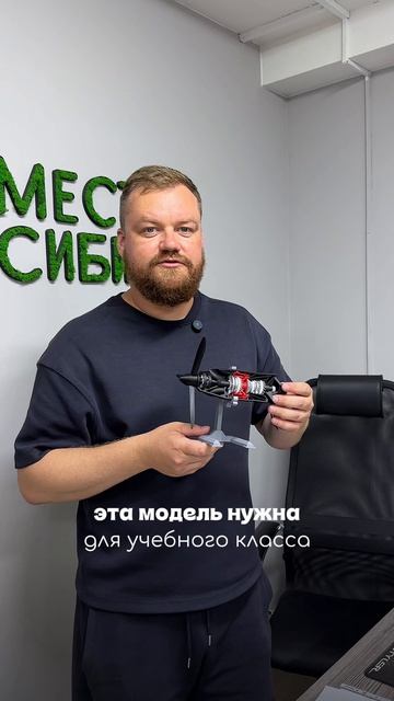 модель турбовинтового двигателя