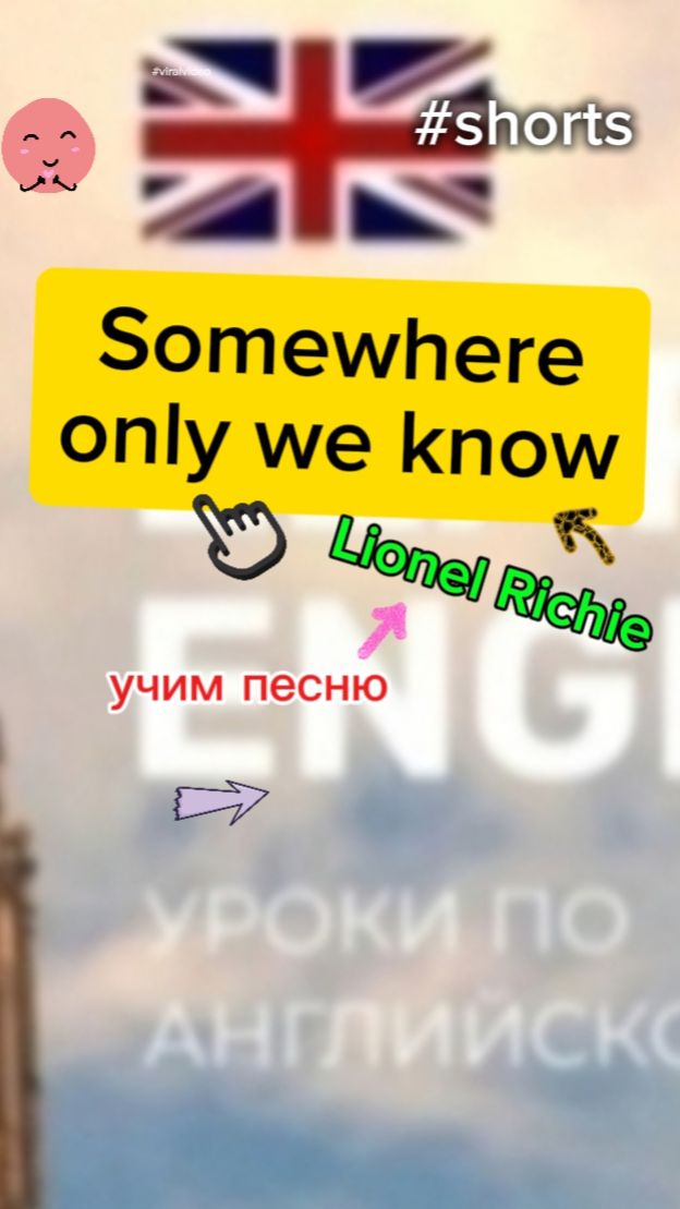 Английский язык учим песнюSomewhere only we know