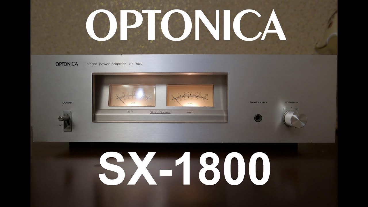 Усилитель мощности OPTONICA SX-1800 смотреть онлайн