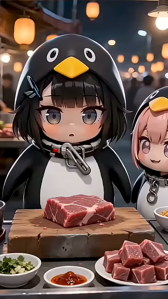 🐧🥩 Гугу Гага готовит тефтели из говядины #shorts #gugugaga #arknightsenfield