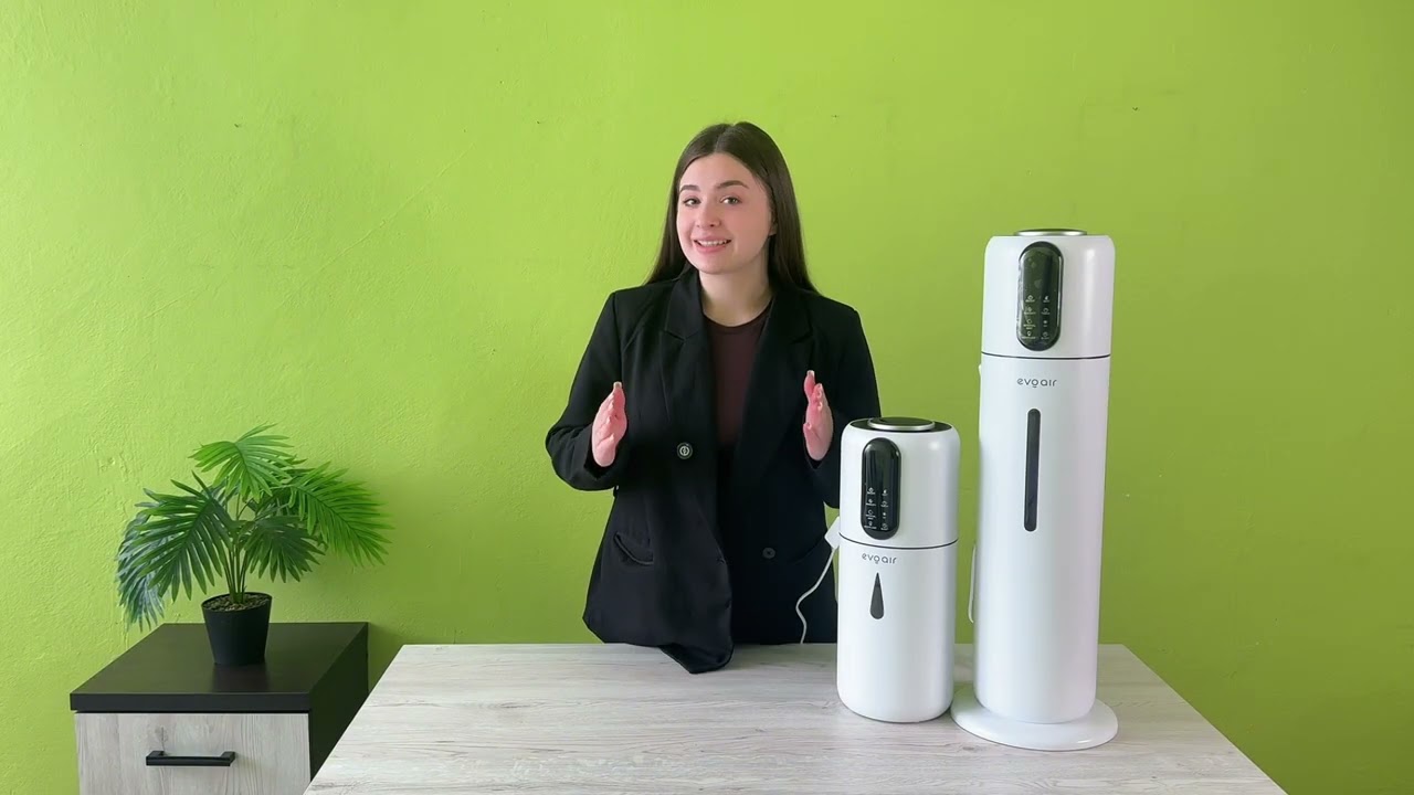 Зволожувачі повітря evoair STEAMIX3800 та evoair STEAMIX8500 смотреть онлайн
