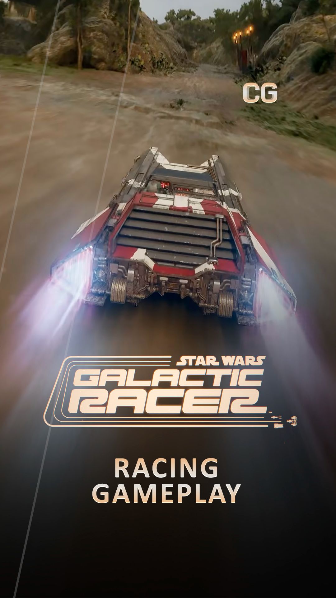 Star Wars - Galactic Racer™ - Геймплей гонки #шортс