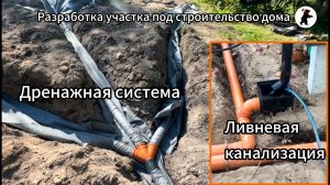 Дренажная система и ливневая канализация в загородном доме. #дом #отсыпка #благоустройство #дренаж