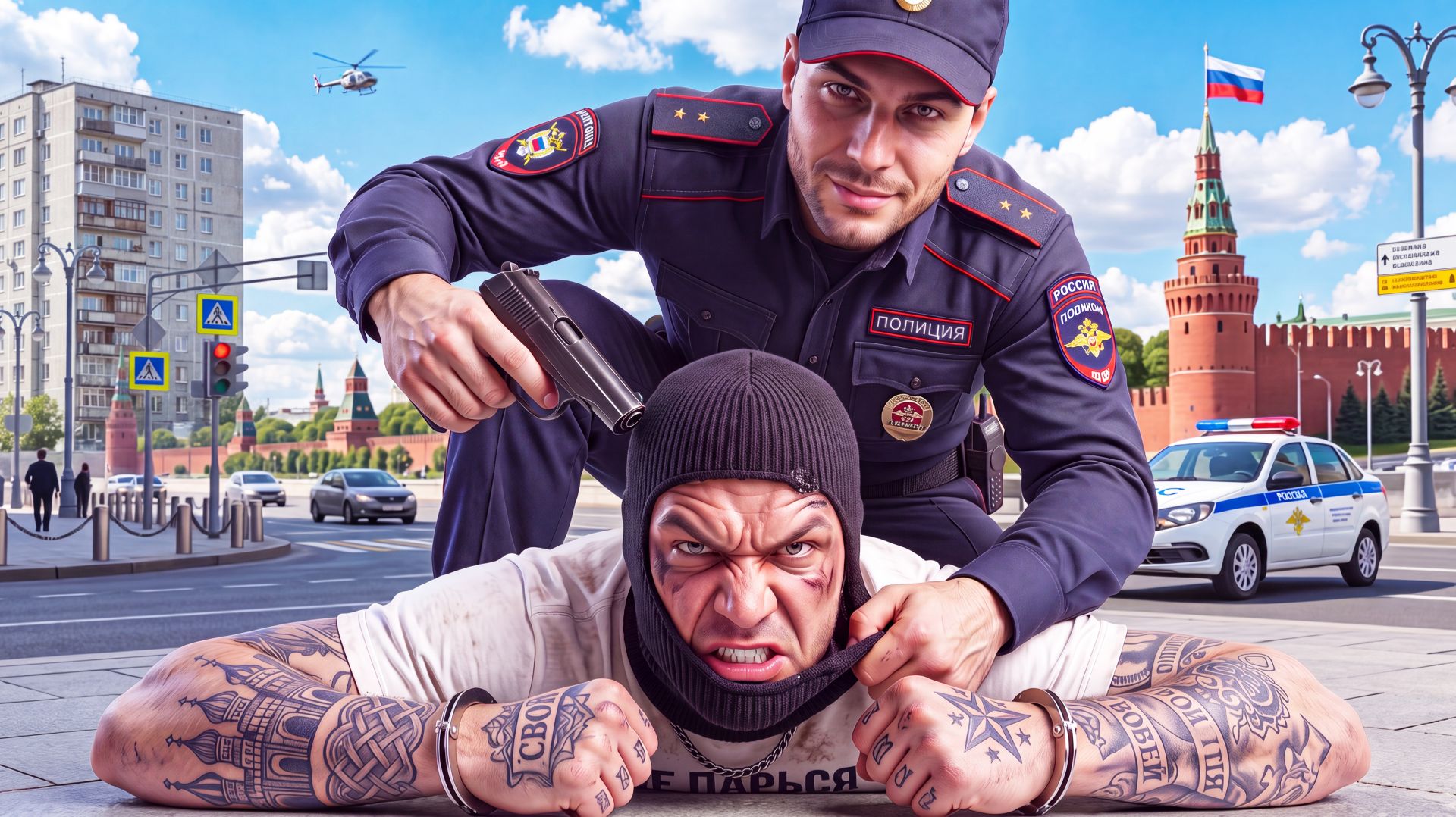 ЗАДЕРЖАЛ ХУЛИГАНА... РАБОЧИЙ ДЕНЬ в ПОЛИЦИИ! Будни УВД в GTA 5 RP (гта 5 рмрп) смотреть онлайн