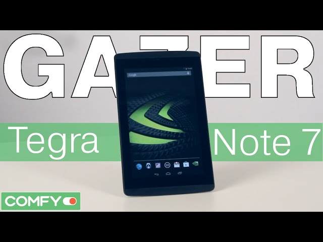 Видеодемонстрация планшета Gazer Tegra Note 7 TN-740 от Comfy смотреть онлайн