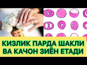 ҚИЗЛИК ПАРДА ҚАНДАЙ КЎРИНИШДА ВА У ҚАЧОН ЙЎҚОЛИШИ МУМКИН