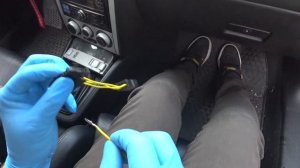 Установка плафона W8 в VW Golf 4