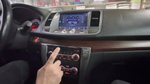 nissan teana J32 с цветным экраном и новая магнитола на андроиде