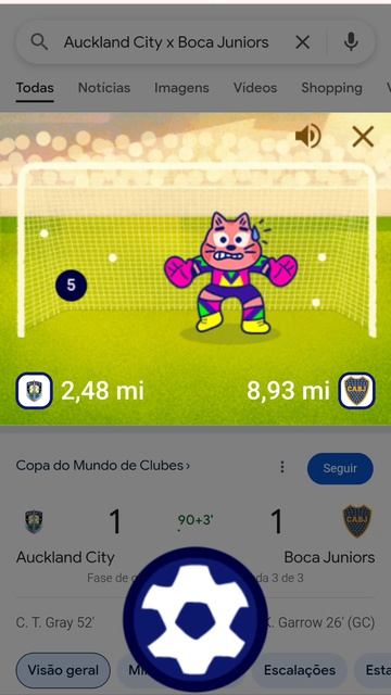 27 - Auckland City x Boca Juniors- Partidas 9-10 - Mini Cup Google Copa do Mundo de Clubes