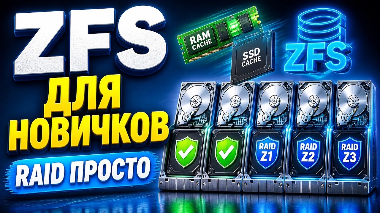 ZFS за 5 минут: почему это лучшая файловая система? смотреть онлайн