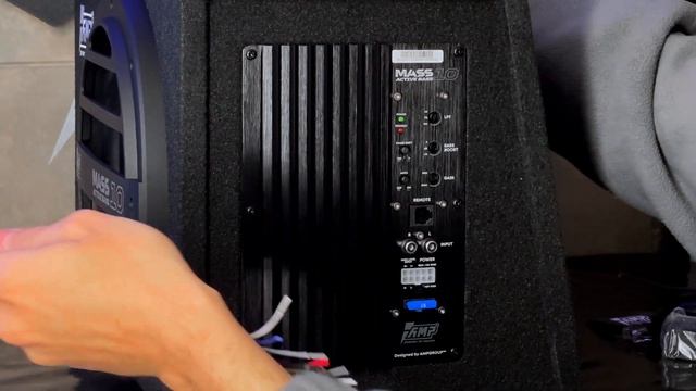 ПЕРВЫЙ АКТИВНЫЕ САБВУФЕРЫ ОТ AMP MASS ACTIVE BASS #amp #автозвук #soundlab смотреть онлайн
