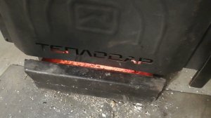 Печь Теплодар на брикетах... (с ракетного завода)