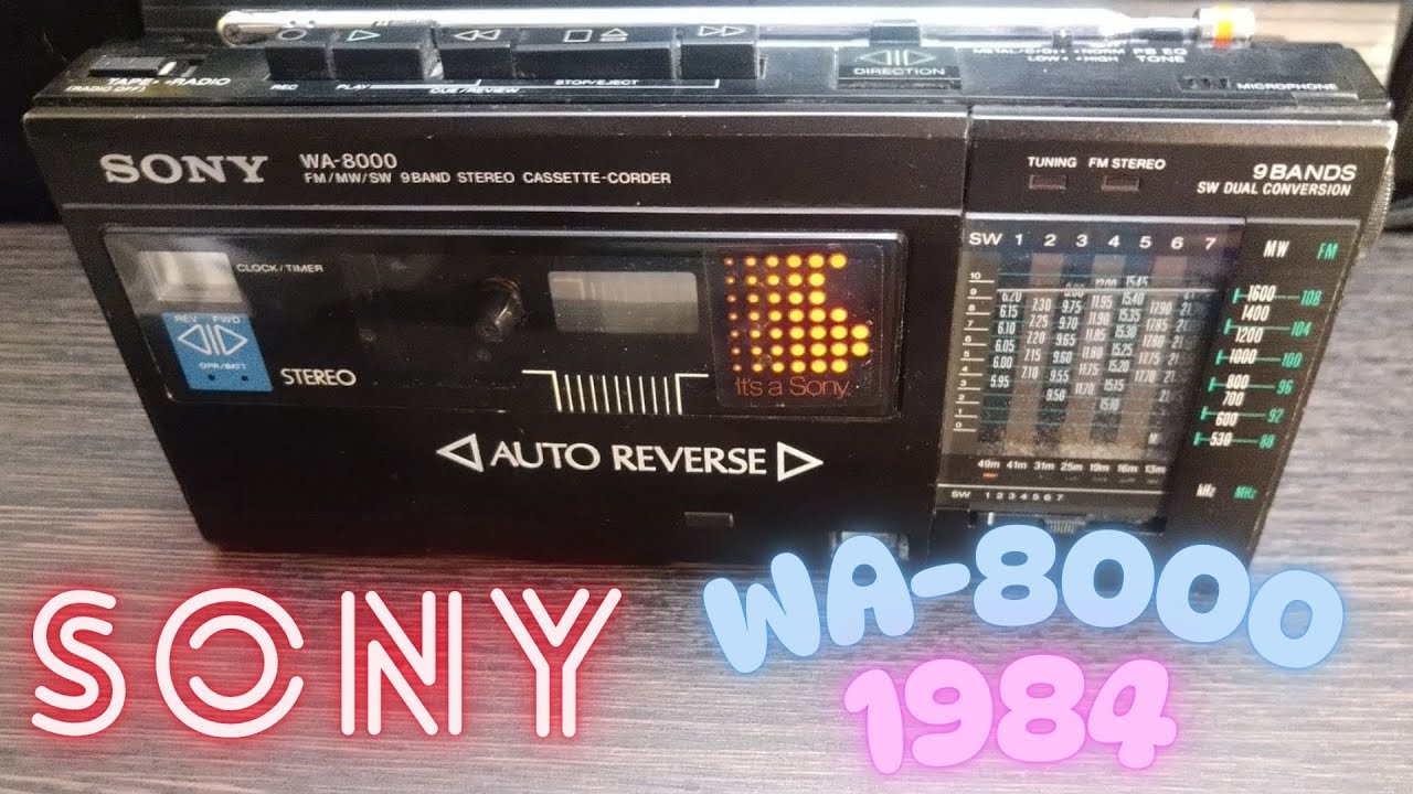 КАССЕТНЫЙ МАГНИТОФОН SONY WA-8000 (1984) #ilyamusics #music #sony #walkman #recorder #cassette
