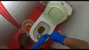 Устранение засора унитаза (видео о том, как делать не надо)