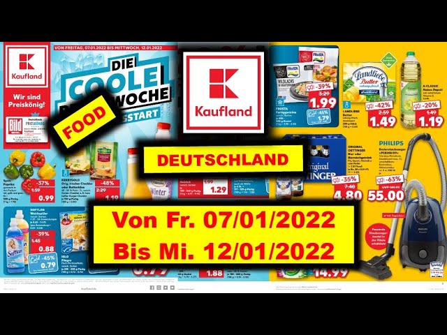 KAUFLAND FOOD Von Fr., 07.01.2022 Bis Mi., 12.01.2022 LIDL / ALDI /KAUFLAND- NEUE PRODUKTE Prospekte смотреть онлайн