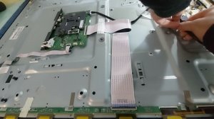 Samsung UE50AU8000U ремонт панели
