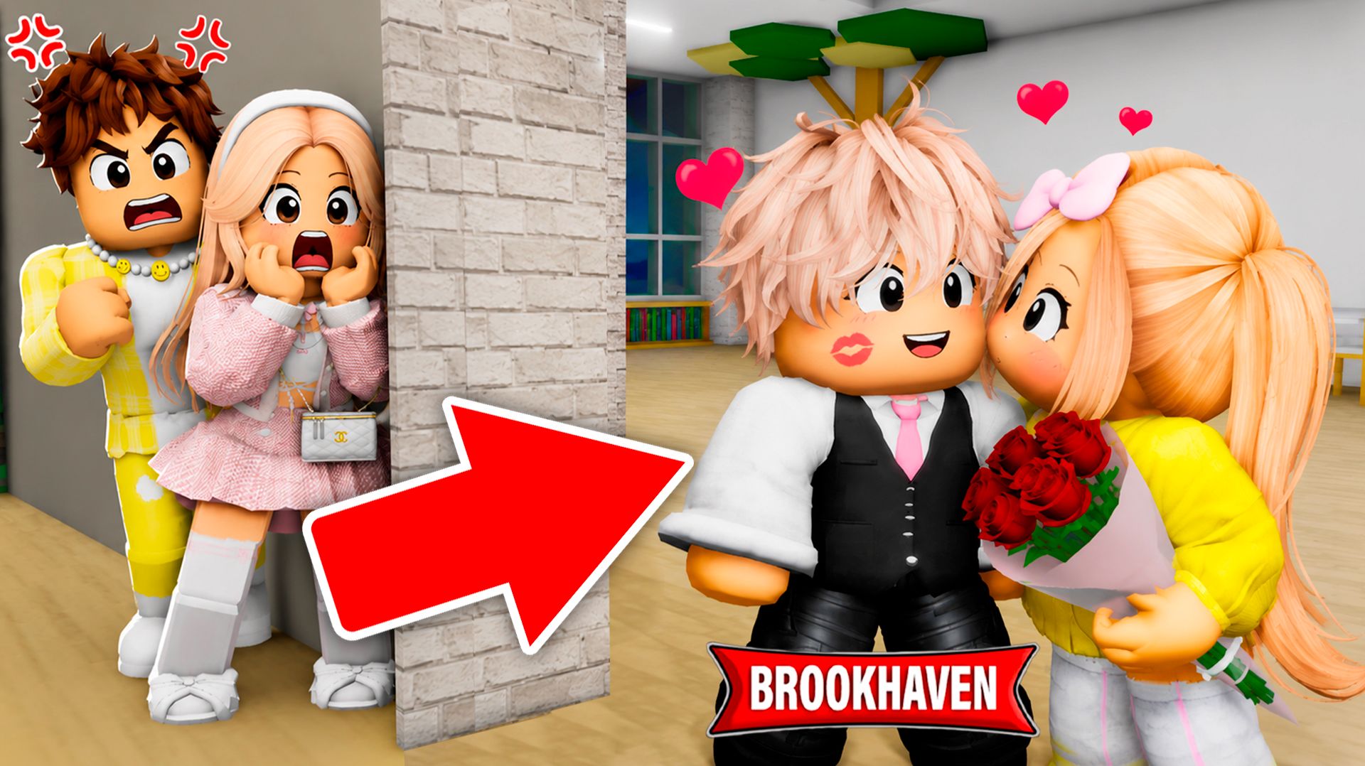 У нашей ДОЧКИ появился ПАРЕНЬ в ROBLOX в Brookhaven RP 🏡 смотреть онлайн