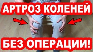 Лечение АРТРОЗА Коленей 1-4 степени без операции. Ежедневный комплекс упражнений при Гонартрозе