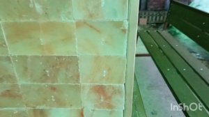 как установить в баню гималайскую соль, самый дешёвый вариант.