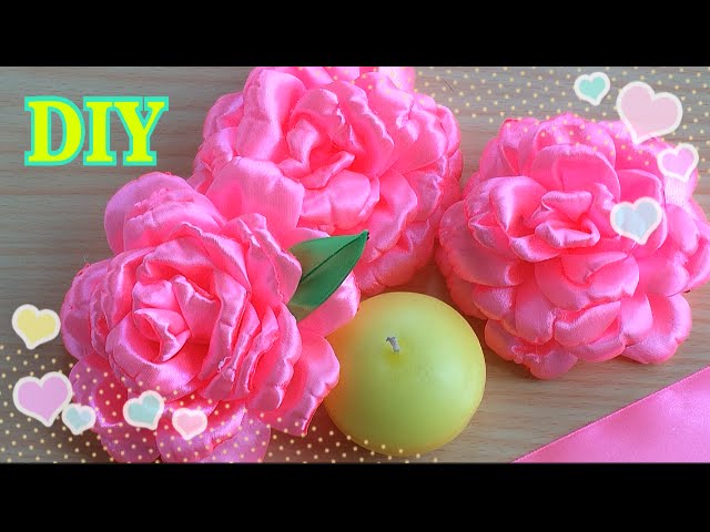 ЦВЕТЫ ИЗ АТЛАСНОЙ ЛЕНТЫ/DIY Easy Make Magic Flower,Tutorial/FLOWERS OF SATIN RIBBON смотреть онлайн
