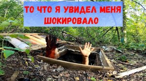 Обнаружил необычный погреб в лесу. Продолжение.