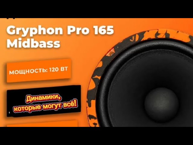 Dl AUDIO GRYPHON pro 165 Midbass + SVEN PS-800 смотреть онлайн