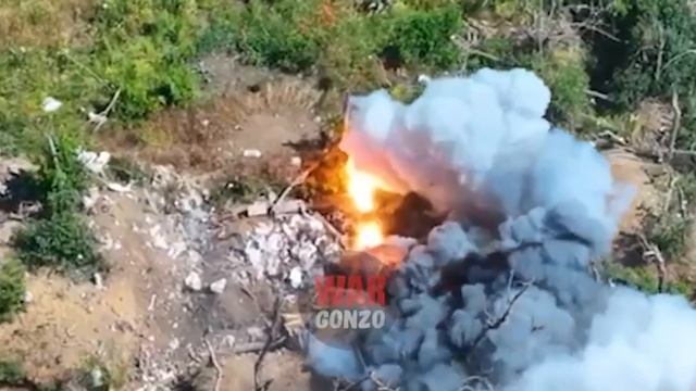 Дроноводы из группы Немца зажгли на Запорожье «факел Новороссии» смотреть онлайн