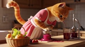 🍬🐱 Сладкий сюрприз для мамы #Самый милый момент в кошачьей семье 💖✨