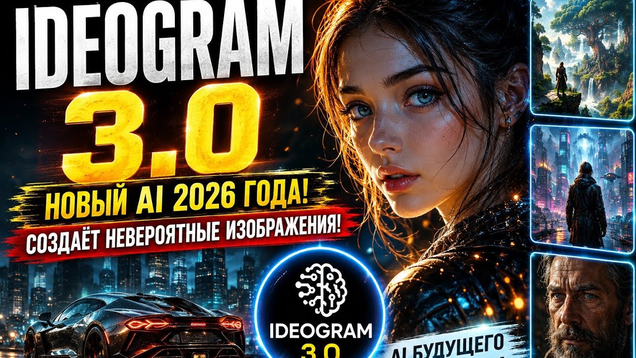 IDEOGRAM 3.0 ШОКИРОВАЛ ВЕСЬ МИР! НОВЫЙ AI СОЗДАЁТ НЕВЕРОЯТНЫЕ ФОТО БУДУЩЕГО! смотреть онлайн