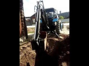 котлован под канализацию.