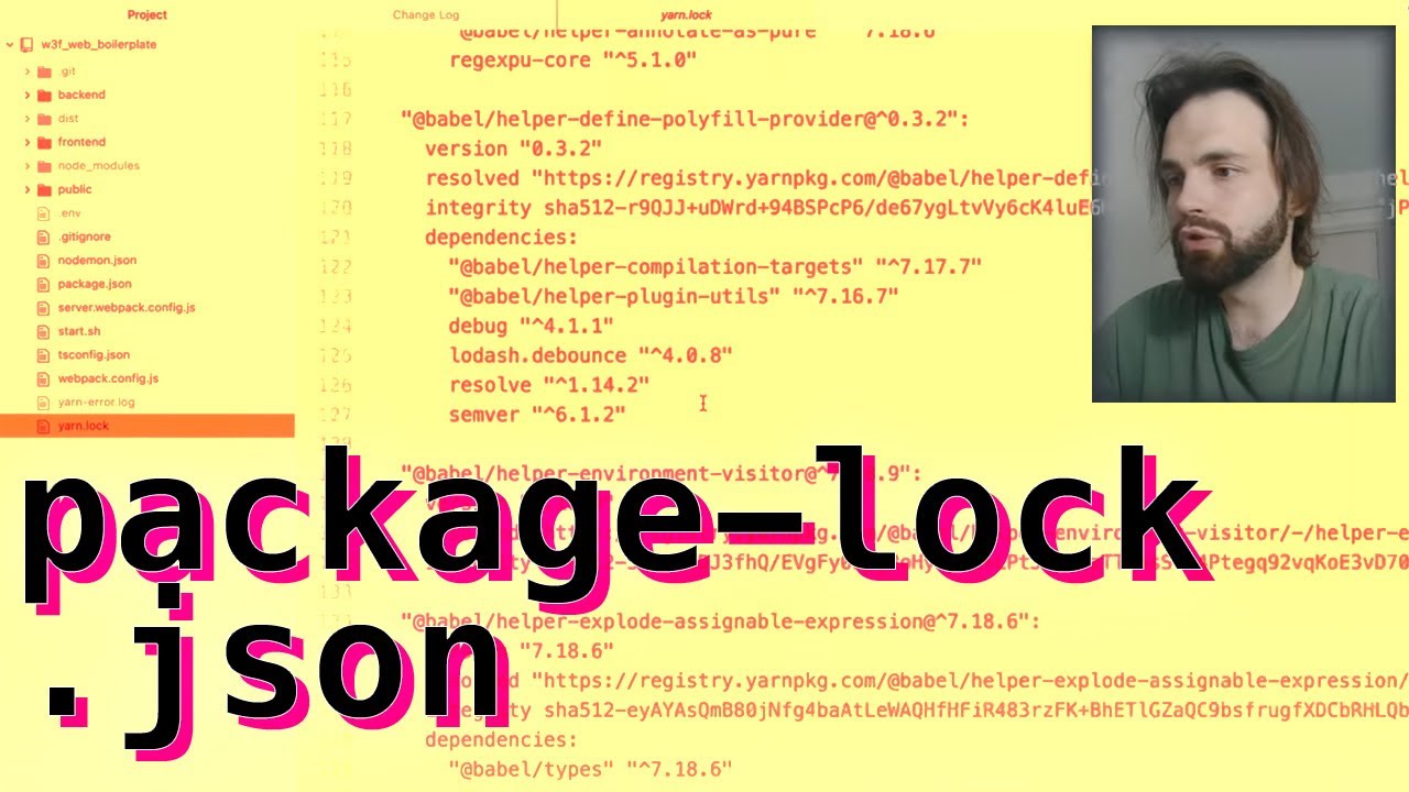 package-lock.json - что это и зачем (npm ci) смотреть онлайн