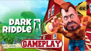 Поиграл в Привет Сосед, но это Dark Riddle! **узнал тайну соседа и секретный бункер под гаражом**