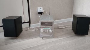 Мини музыкальный центр Panasonic SA PMX 2/Один из лучших в своём классе 💯👍.