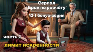🎥 БРАК ПО РАСЧЕТУ | Серия 43-1 (Бонусная). Часть 2. Лимит искренности
