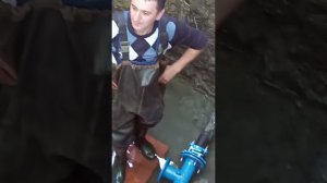 Сборка, установка пожарного гидранта.