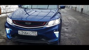 Дхо ,динамические указатели поворотов на #geelycoolray дефлекторы окон