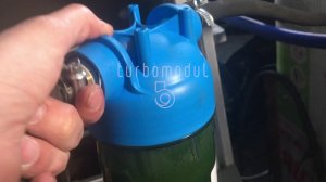 Испытываем фильтр воды на системе охлаждения мотора КамАЗ