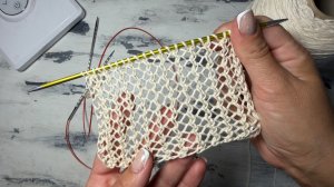 Сетка спицами для летних изделий