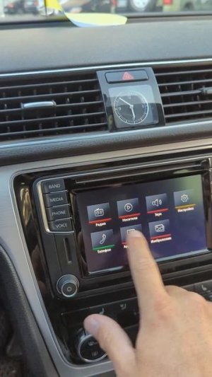 Passat B7 замена магнитолы CarPlay