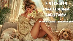 ✨ Я открыта счастливым событиям | музыкальные аффирмации для радости и приятных перемен 🌿 | 1 час