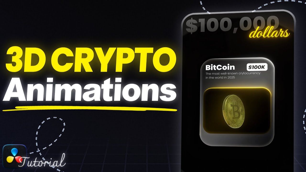 Viral 3D Crypto Reel in DaVinci Resolve (Step-by-Step Tutorial) смотреть онлайн