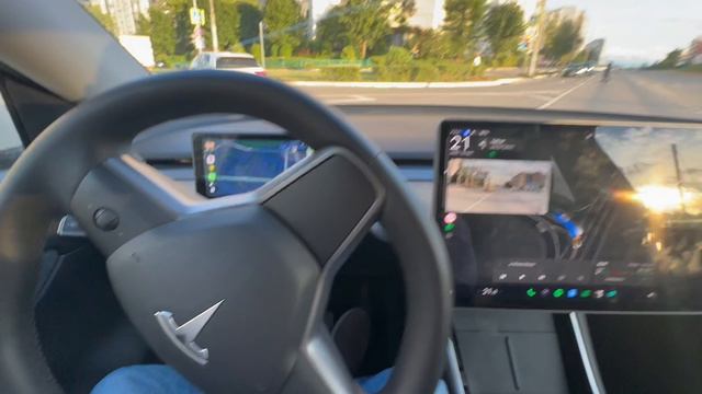 Tesla FSD Moscow смотреть онлайн
