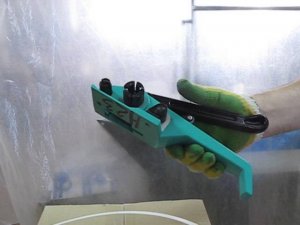 Ручная обвязка груза ПП лентой раздельный комплект+скоба