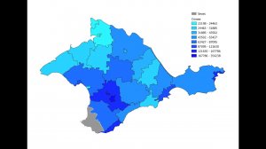 Градуированная заливка областей в программе QGIS