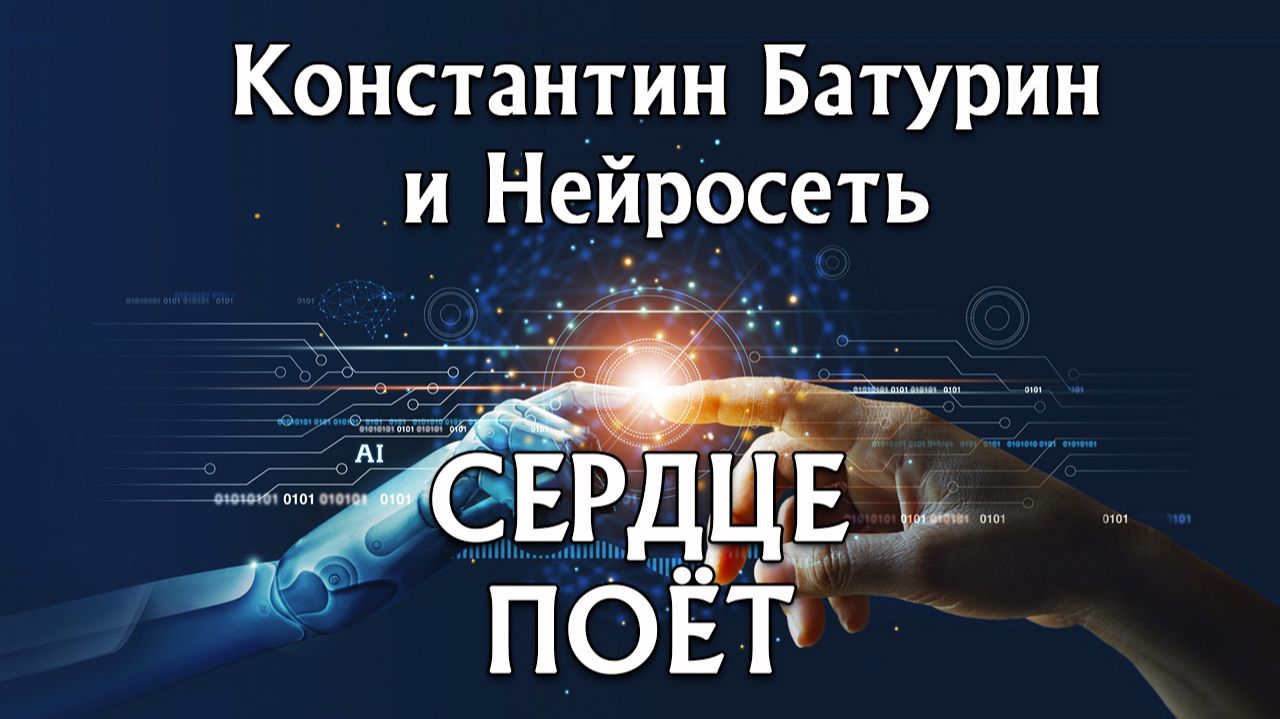 Премьера песни 2026. СЕРДЦЕ ПОЁТ - Константин Батурин и Нейросеть